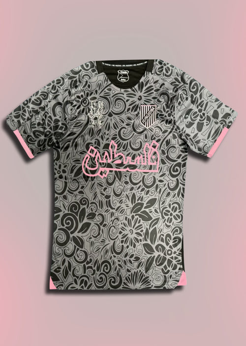 MAILLOT PALESTINE NOIR/ROSE